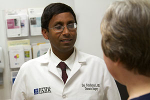 Sai Yendamuri with Patient