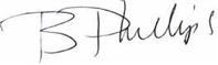 Dr. Barbara Philips signature