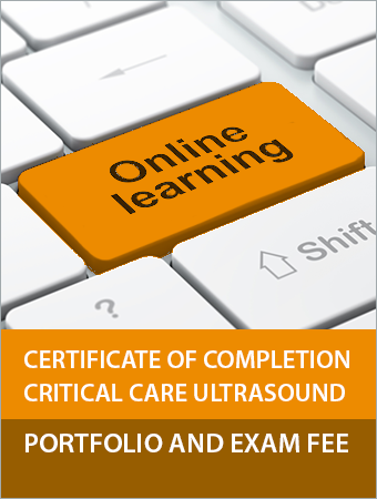 Certificate of Completion Critical Care Ultrasound Portfolio and Exam Fee