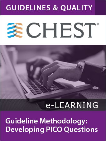 Guideline Methodology: Developing PICO Questions