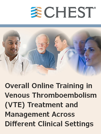 Online Training in Venous Thromboembolism (VTE) Treatment and Management Across Different Clinical Settings