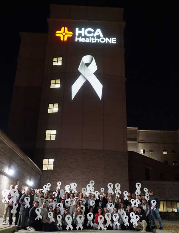 The Ondas collaborate with other survivors and care partners, hospital administrators, physicians, high school and college students, as well as city councilmembers and the mayor of Lone Tree, Colorado.