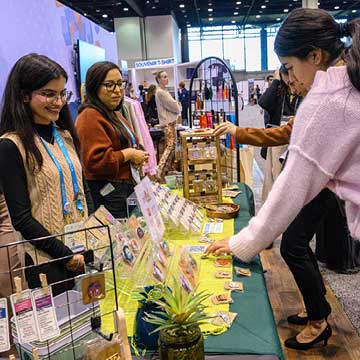 CHEST attendees shopping at the Common Cause Collective