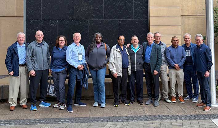 a group of volunteers