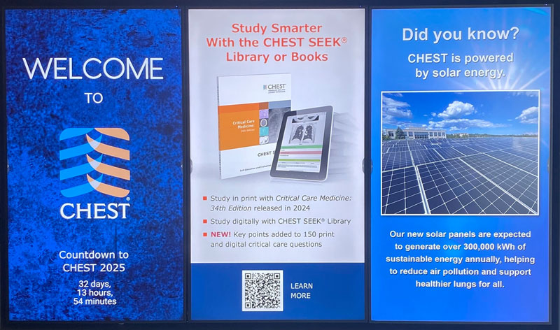 A collage of CHEST promotions