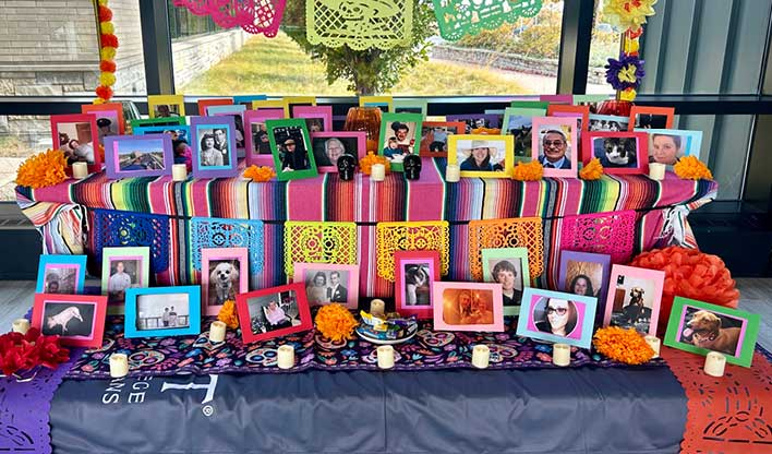 The CHEST ofrenda for Día de los Muertos