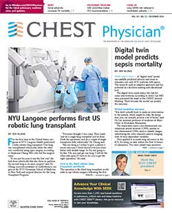 CHEST physician front cover