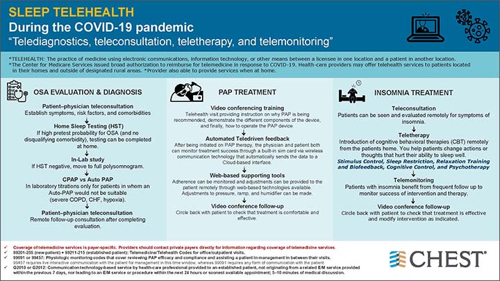 Sleep Telehealth During the COVID-19 Pandemic infographic