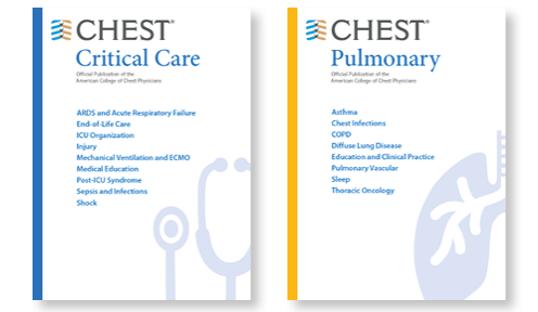 CHEST Critical Care and CHEST Pulmonary image