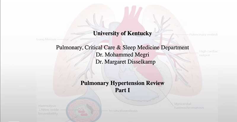 Introduction to Pulmonary Hypertension