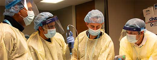 Attendees at the advanced airway management simulation course at CHEST