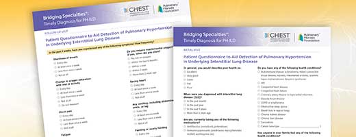 PH-ILD patient questionnaires