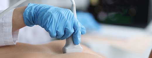 The grants webpage on a laptop