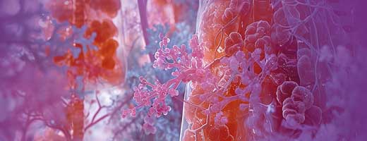 Abstract lung imagery