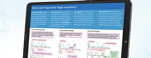 A tablet with an image of the infographic on Hemoglobin Thresholds for Hemodynamically Stable Patients in the ICU