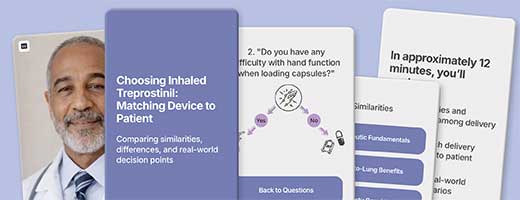 Choosing Inhaled Treprostinil: Matching Device to Patient