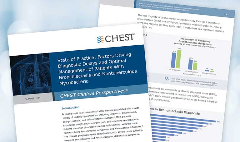 Factors Driving Diagnostic Delays and Optimal Management of Patients With Bronchiectasis and Nontuberculous Mycobacteria