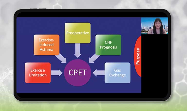 A screenshot from the webinar