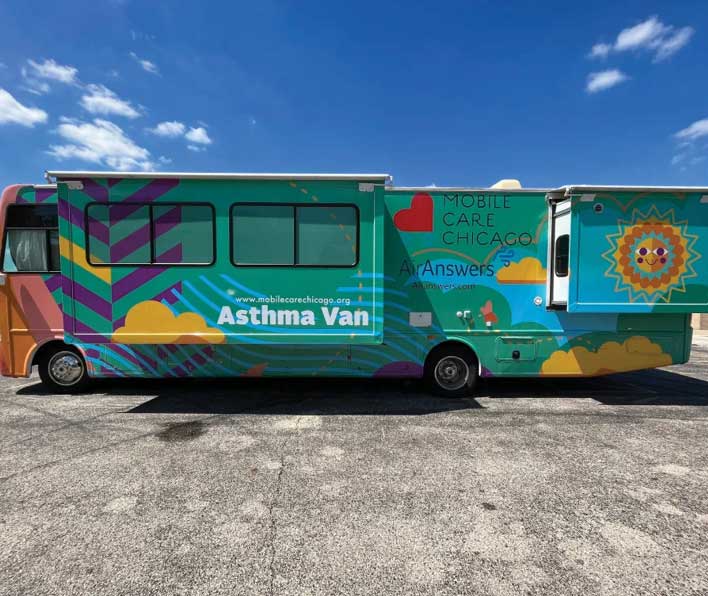 Mobile Care Chicago asthma van