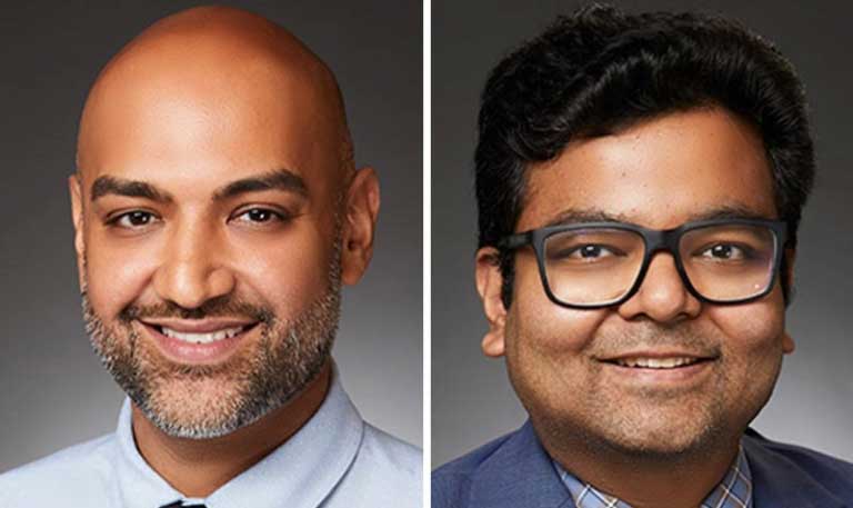 Headshots of Samir T. Kumar, MD; Ankur Sinha, MD
