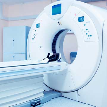 CT (Computed tomography) scanner in hospital laboratory